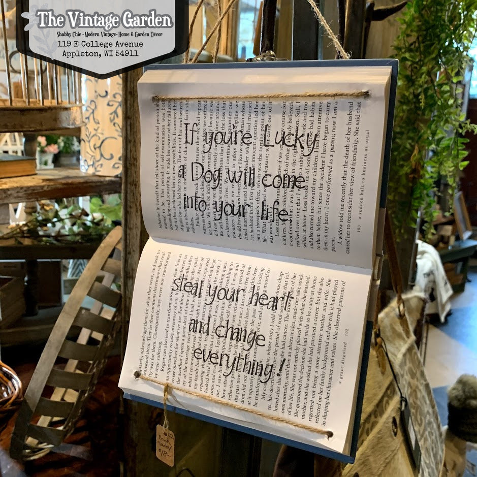 Dog Will Steal Your Heart | Handstamped Book