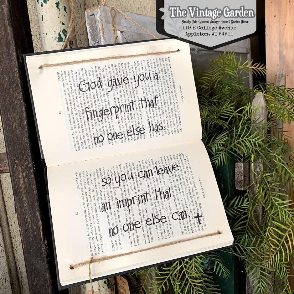 Fingerprint | Handstamped Book