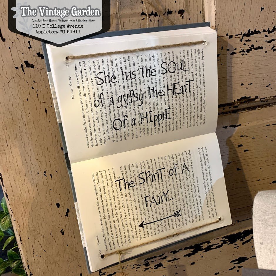 Soul of a Gypsy | Handstamped Book