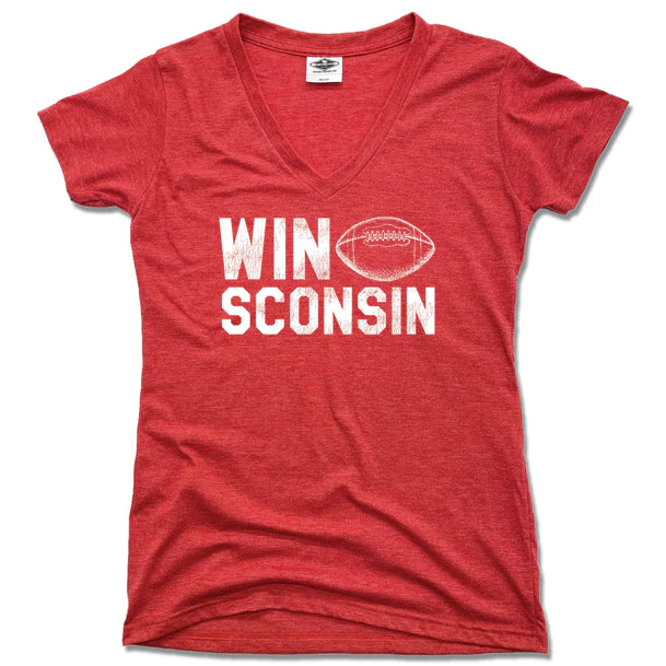 Wisconsin Football Tee | V-Neck