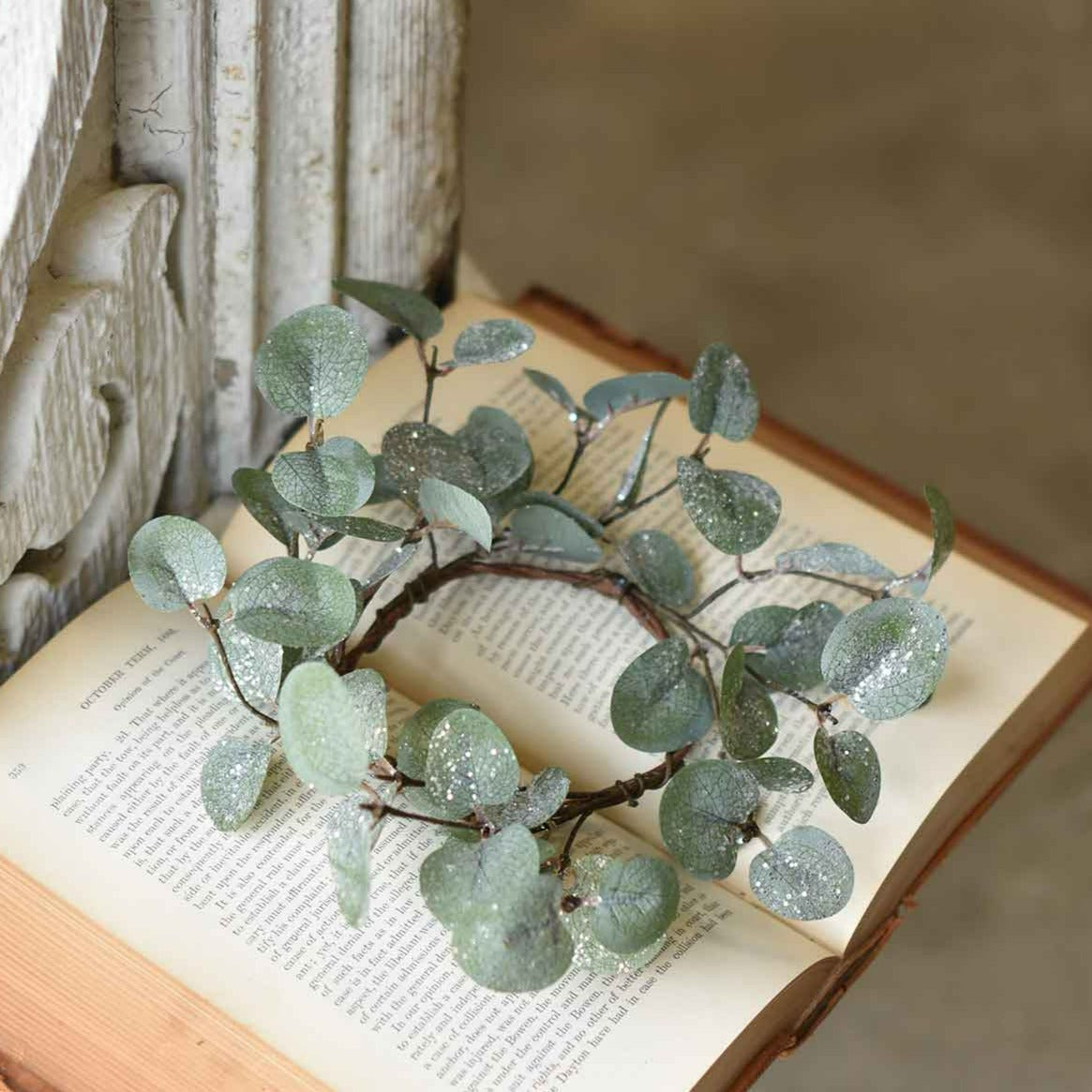 Iced Eucalyptus Ring | 8"