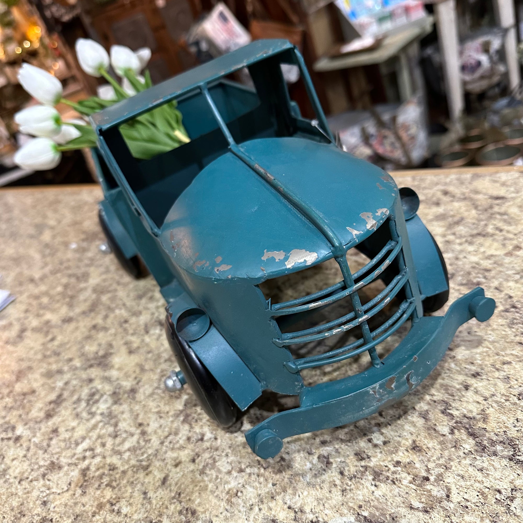 Farmhouse Pickup Truck | Teal
