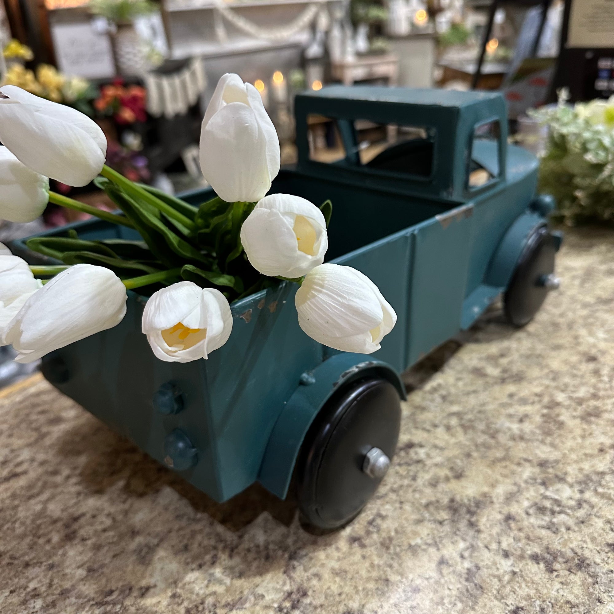 Farmhouse Pickup Truck | Teal