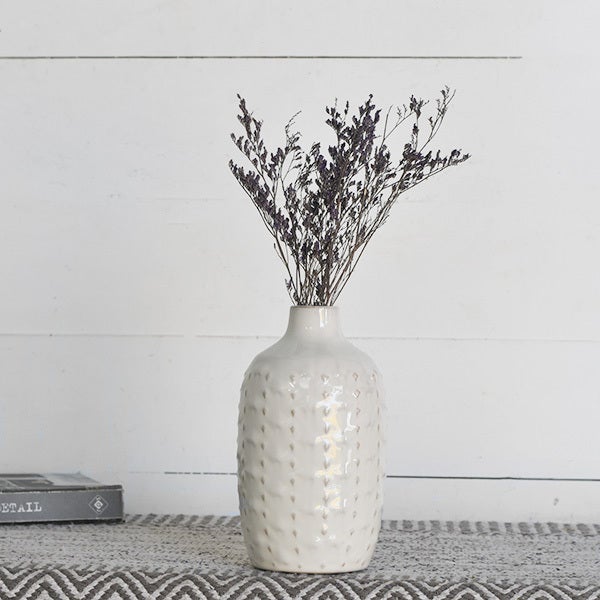 Farmhouse Dots Vase | 8.25"