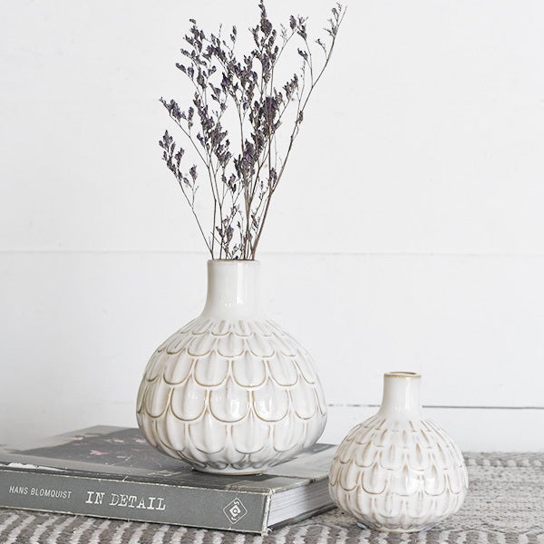 Scalloped Vase | 4-6"