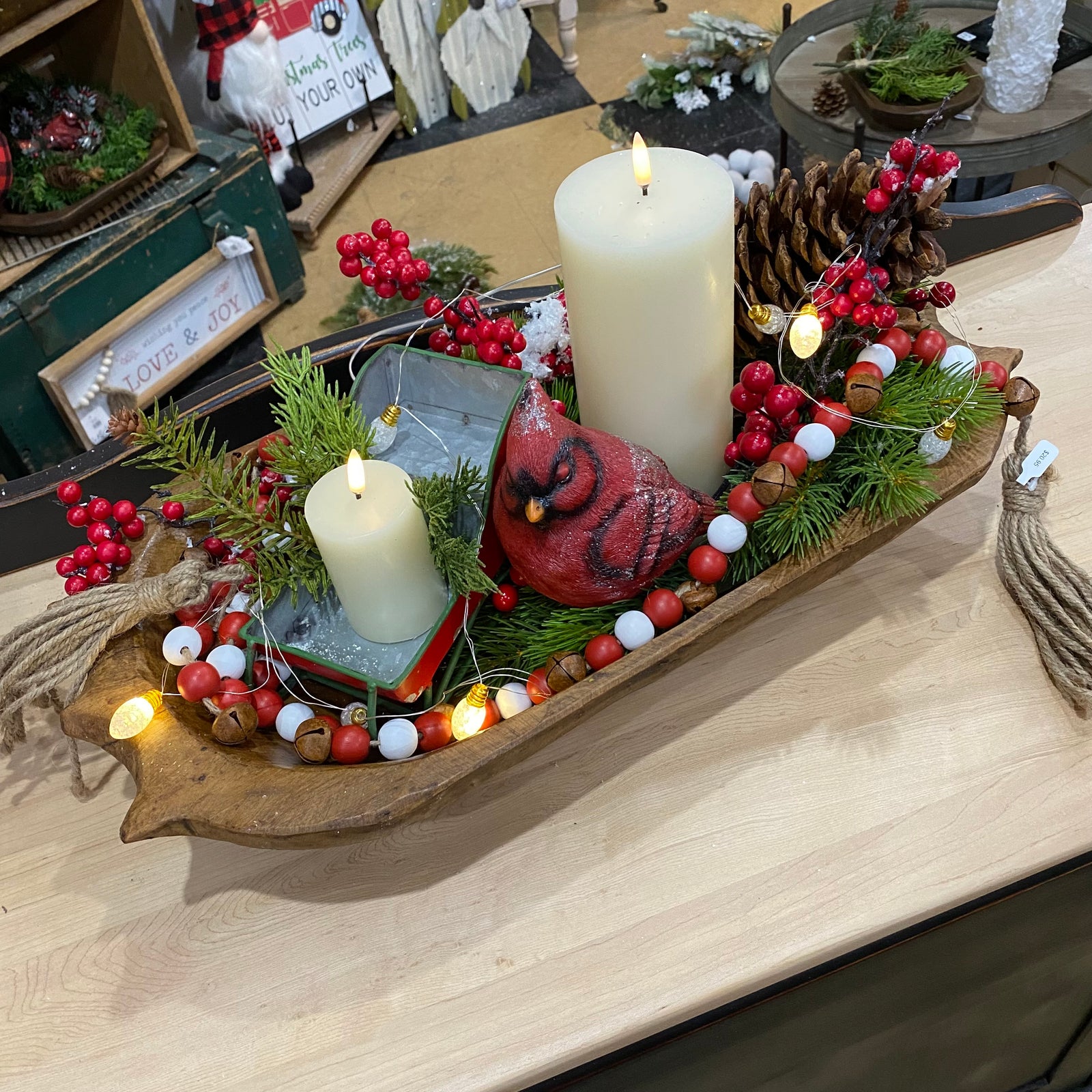 {Winter} Lanterns & Candle Holders