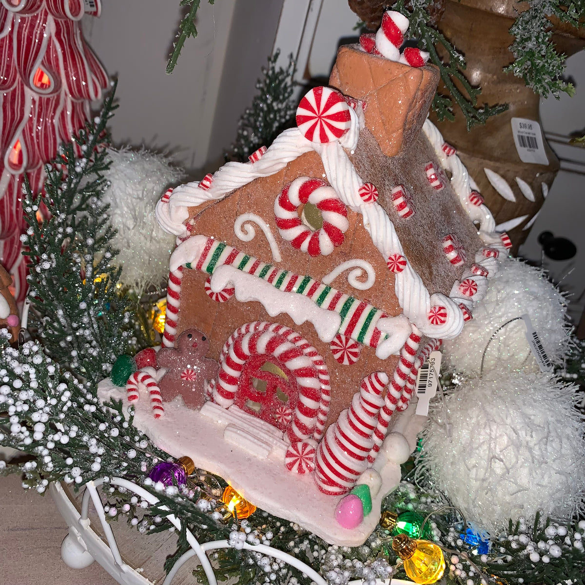 Gingerbread House | Lighted | 7&quot;