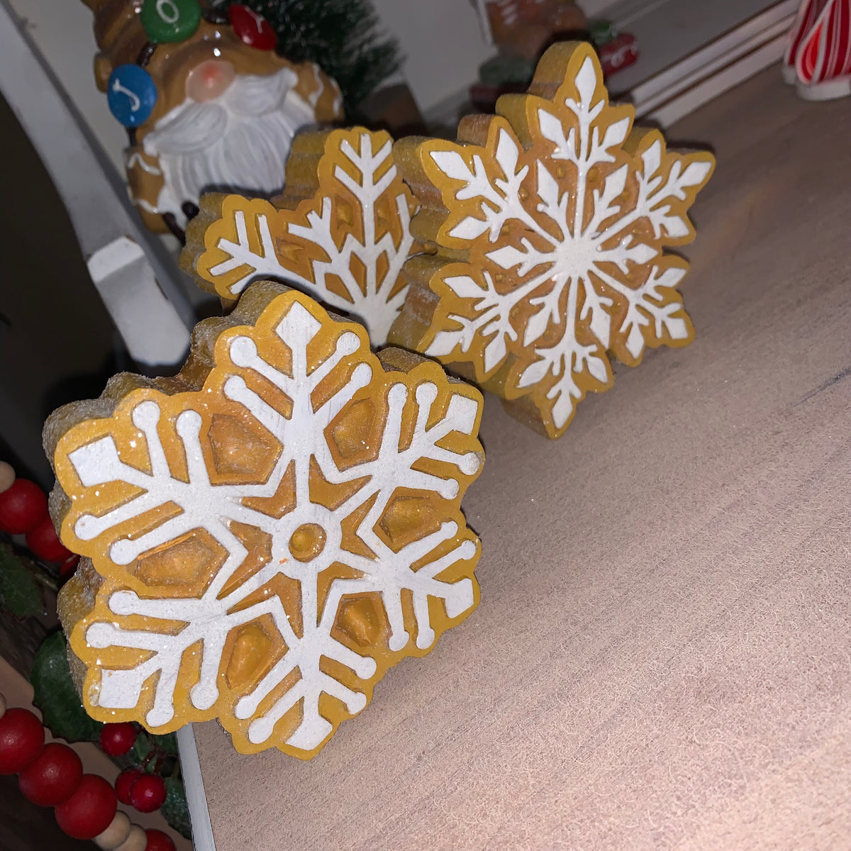 Gingerbread Snowflake