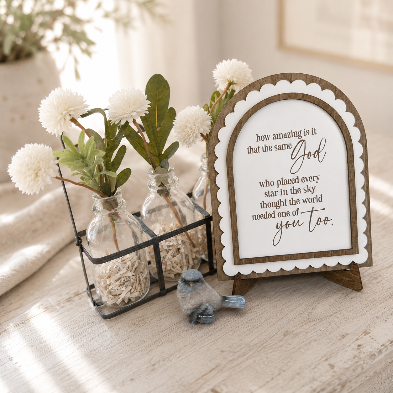 Same God Arched Sign | Christian Encouragement Gift Decor