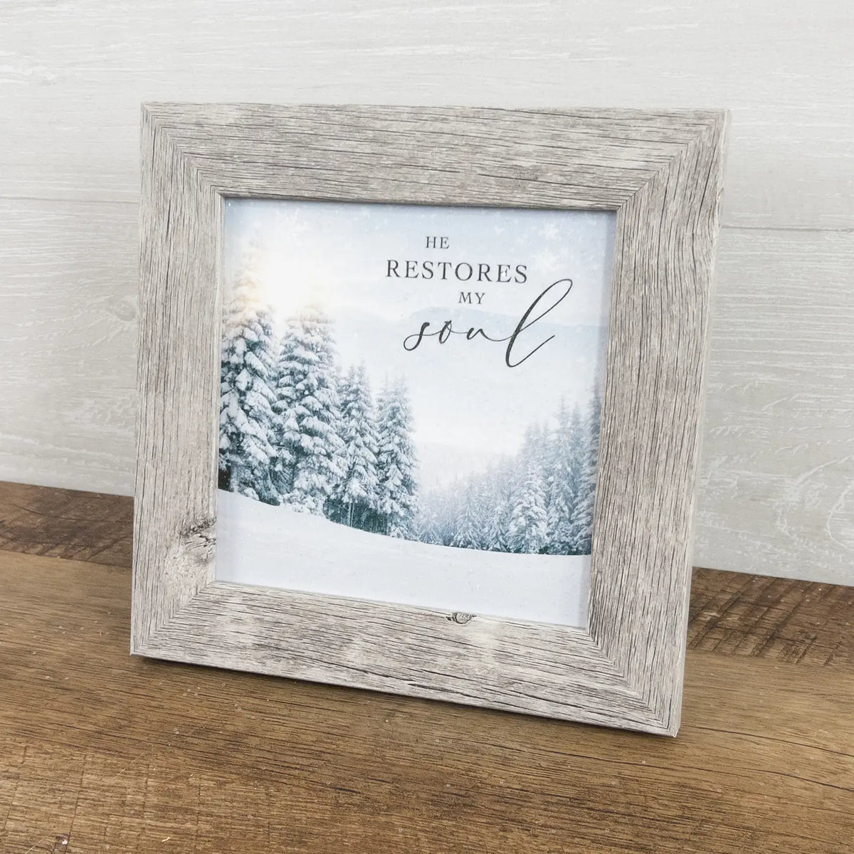 He Restores My Soul | Framed Art