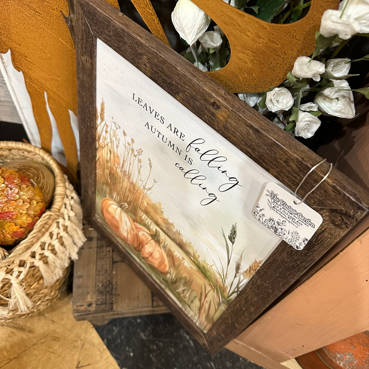 Leaves Are Falling, Autumn is Calling | Wall Art