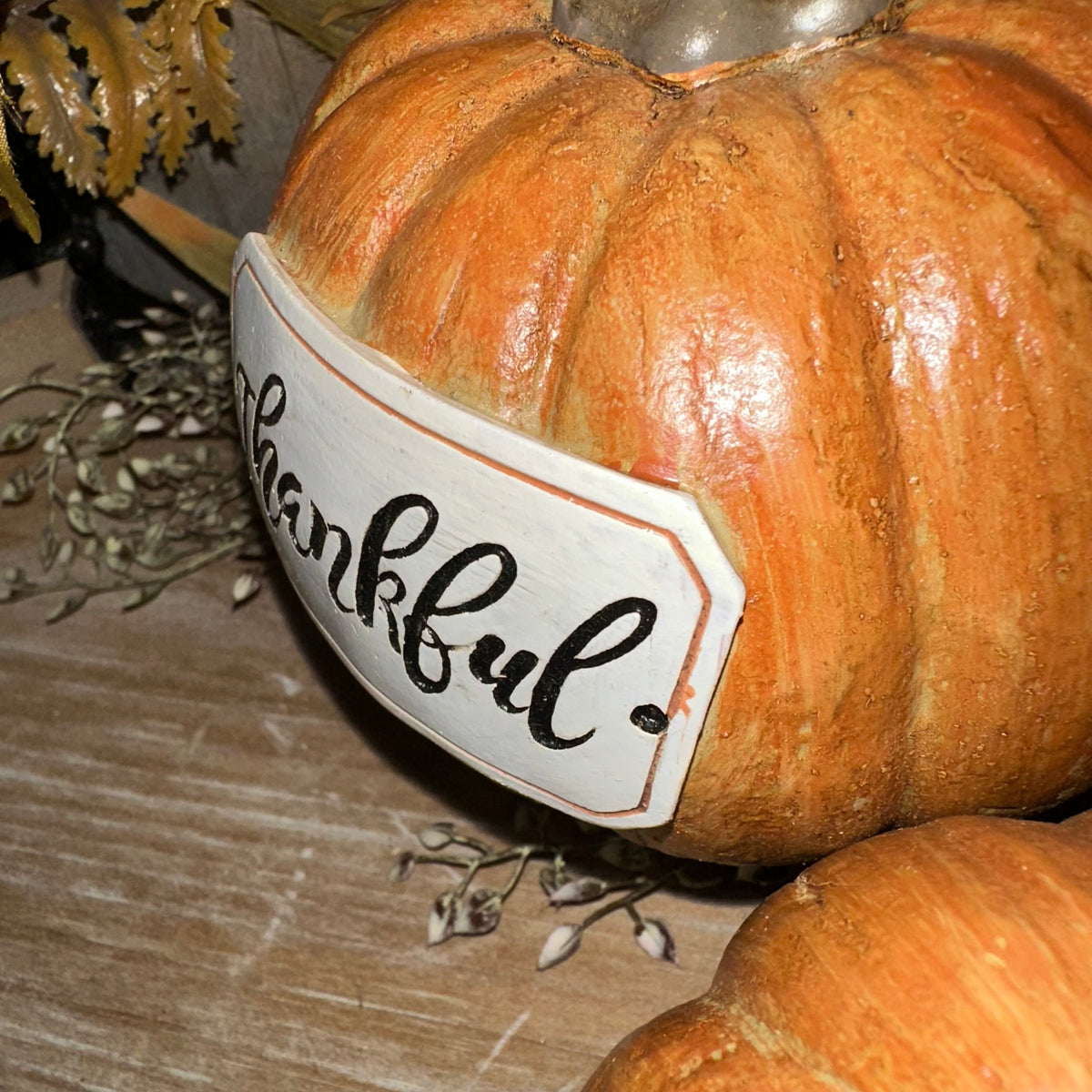 Harvest Sentiment Pumpkin | 5.5&quot;