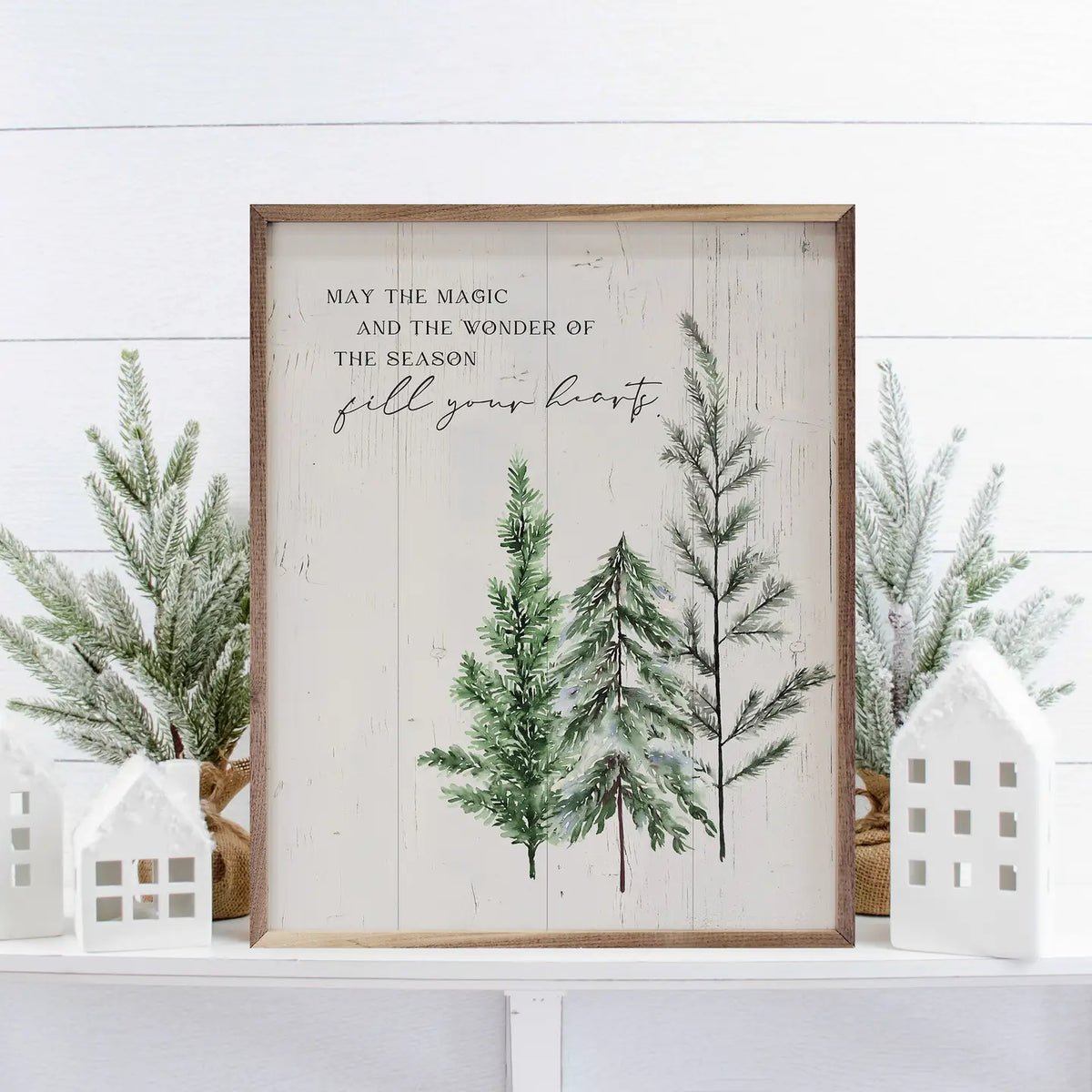 May the Magic &amp; Wonder of the Season Fill Your Hearts | Wall Art