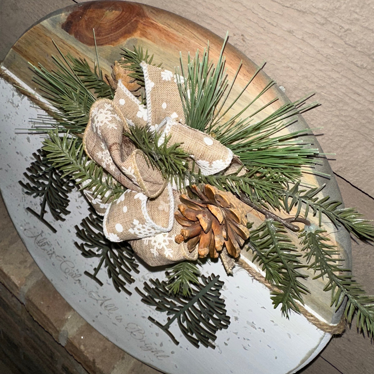 All is Calm, All is Bright | 15&quot; Handmade Sign