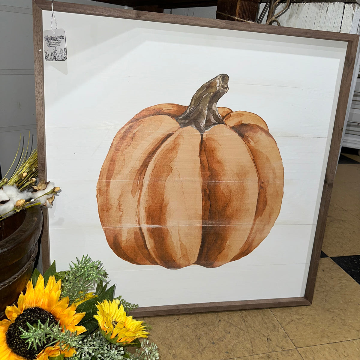 Orange Pumpkin | Wall Art