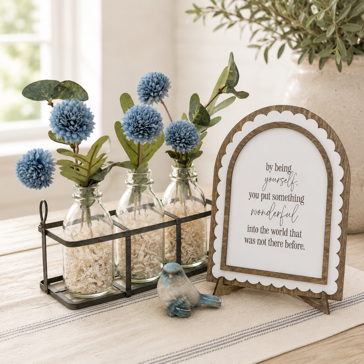 You Put Something Wonderful Into the World | Inspirational Arch Sign