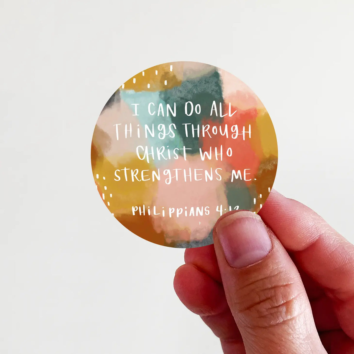 I Can Do All Things Through Christ | Vinyl Sticker