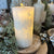 Dandelion Flower Candle Fountain | White