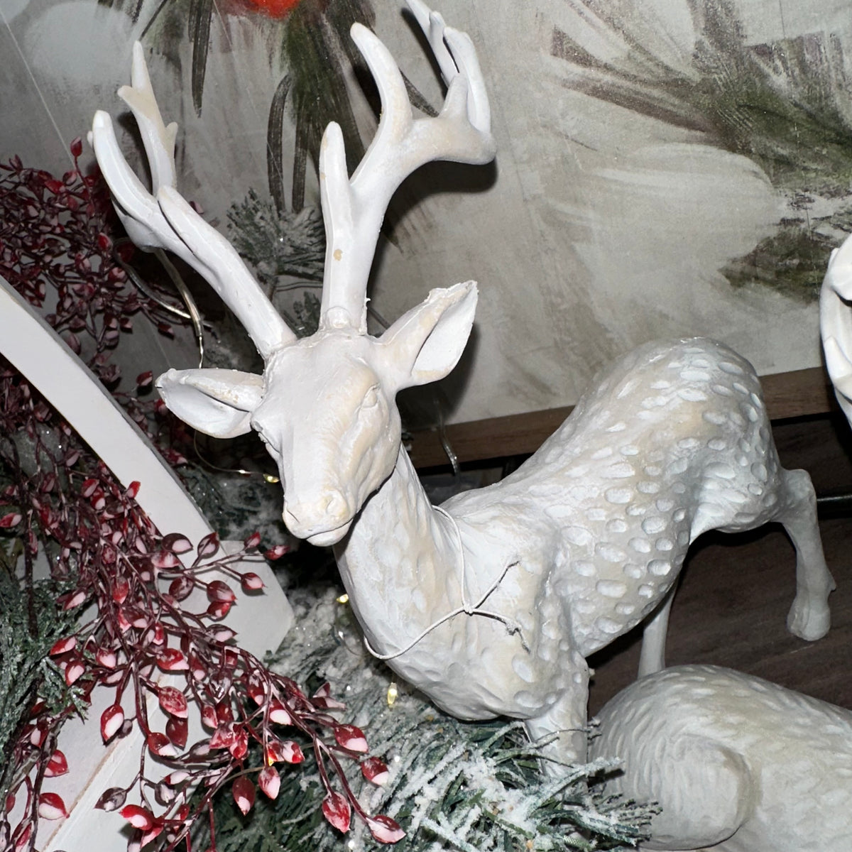 Winter Deer | Whitewashed