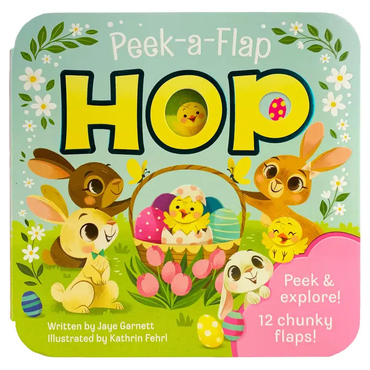 Hop Easter | Peek-a-Flap Board Book