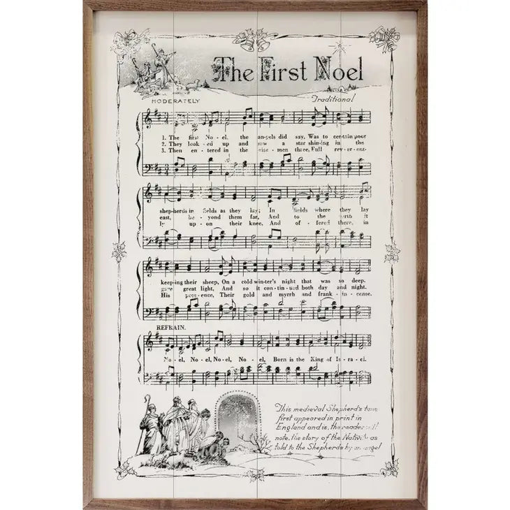 The First Noel Sheet Music | Wall Art