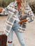 Plaid Button Up Flannel | Grey & Brown