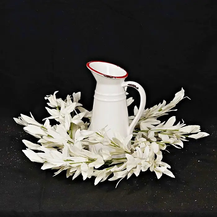 Leaves Ring | White | 18"