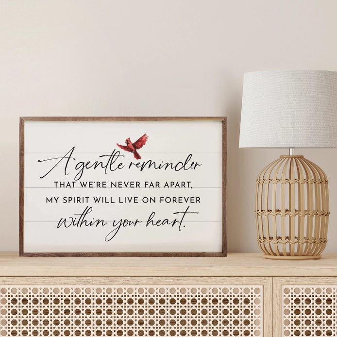 A Gentle Reminder Cardinal | Wall Art