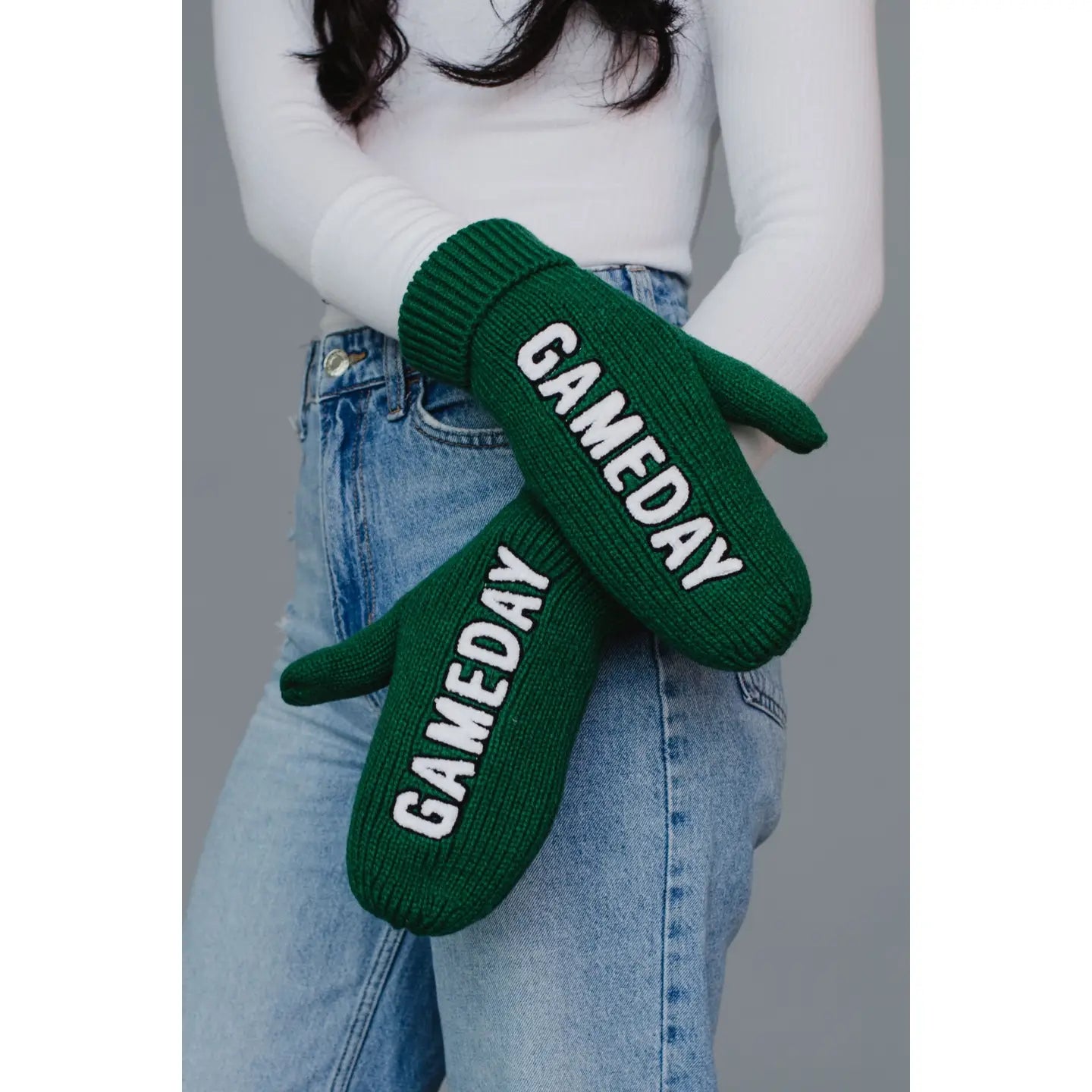 Game Day Mittens | Green