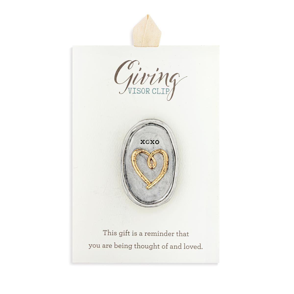 XOXO Heart Visor Clip