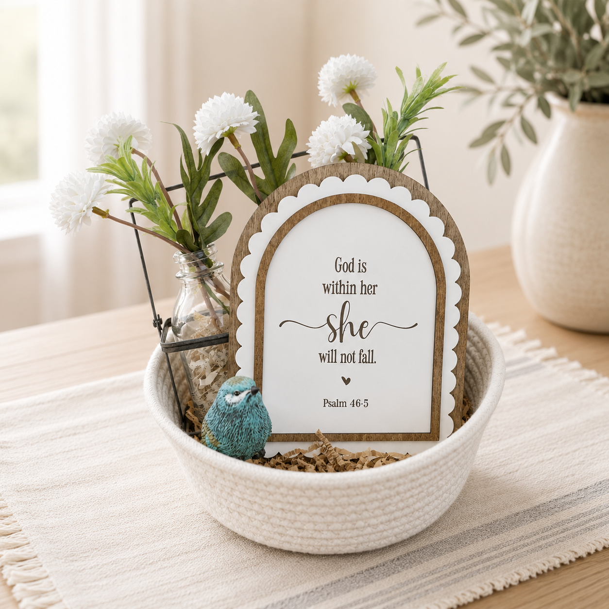 Psalm 46:5 Arch Sign | God Is Within Her, She Will Not Fall