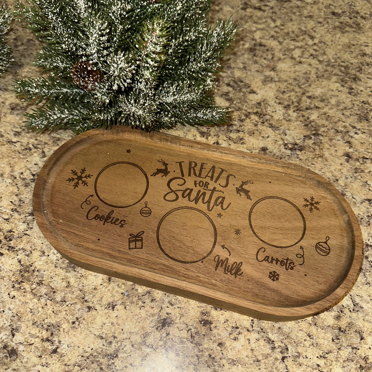 Treats for Santa | Decorative Snack Tray
