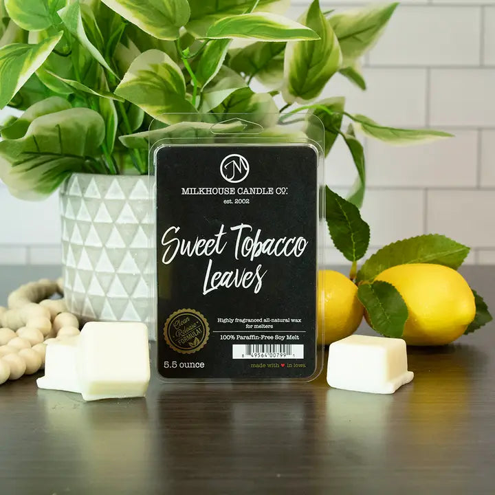 Sweet Tobacco Leaves | Soy Candle &amp; Wax Melts