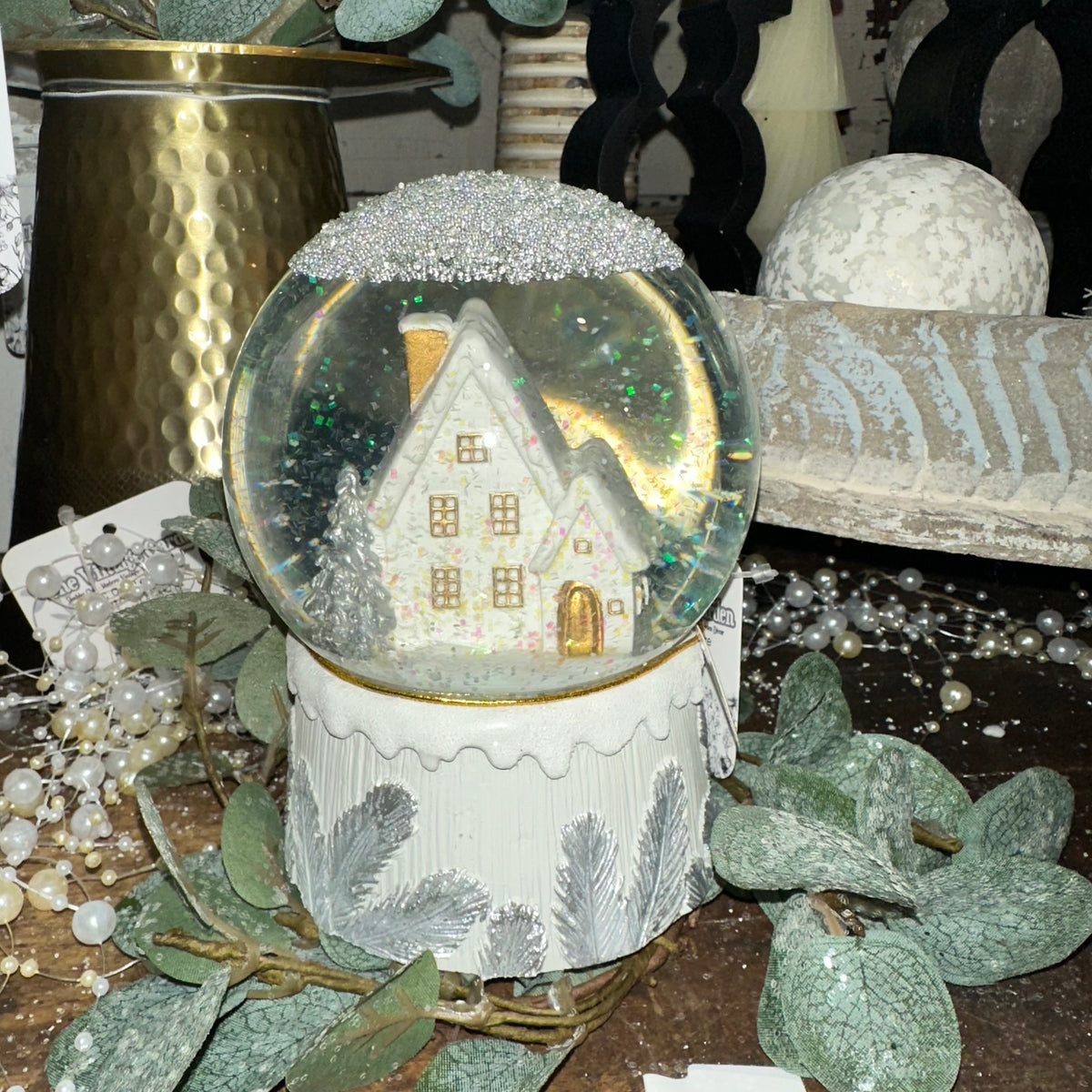 Home for the Holidays | Winter Snow Globe