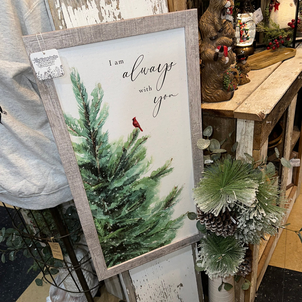 I Am Always With You Cardinal | Framed Art