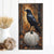 Crow Raven on White Pumpkin | Wall Art