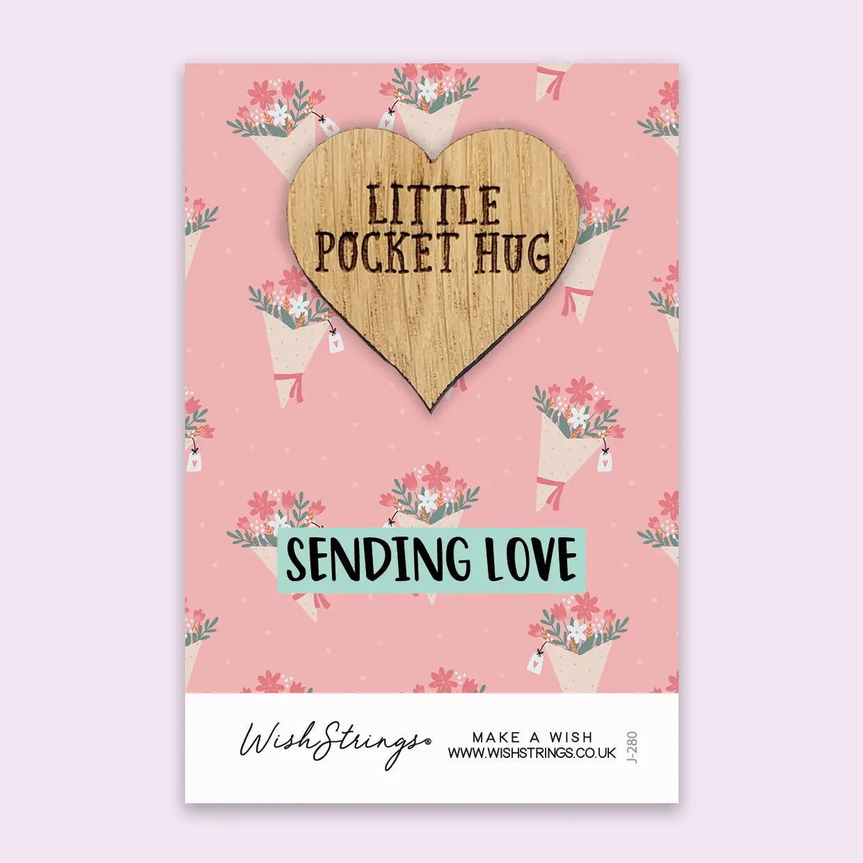 Sending Love  Little Pocket Hug - The Vintage Garden