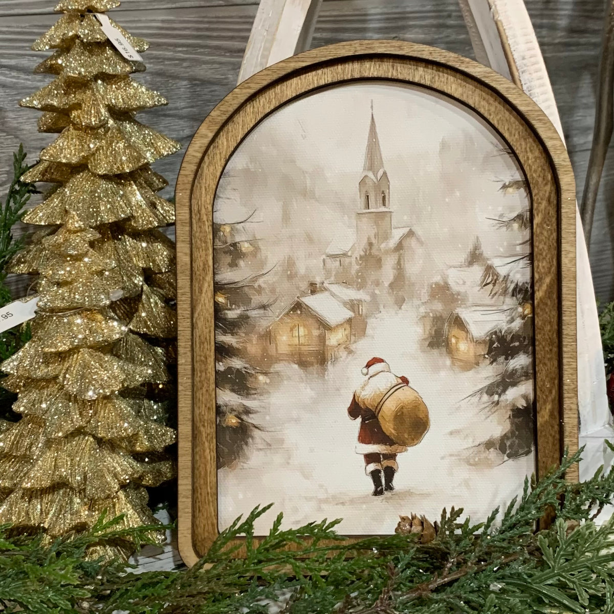 Santa Village | Arched Art