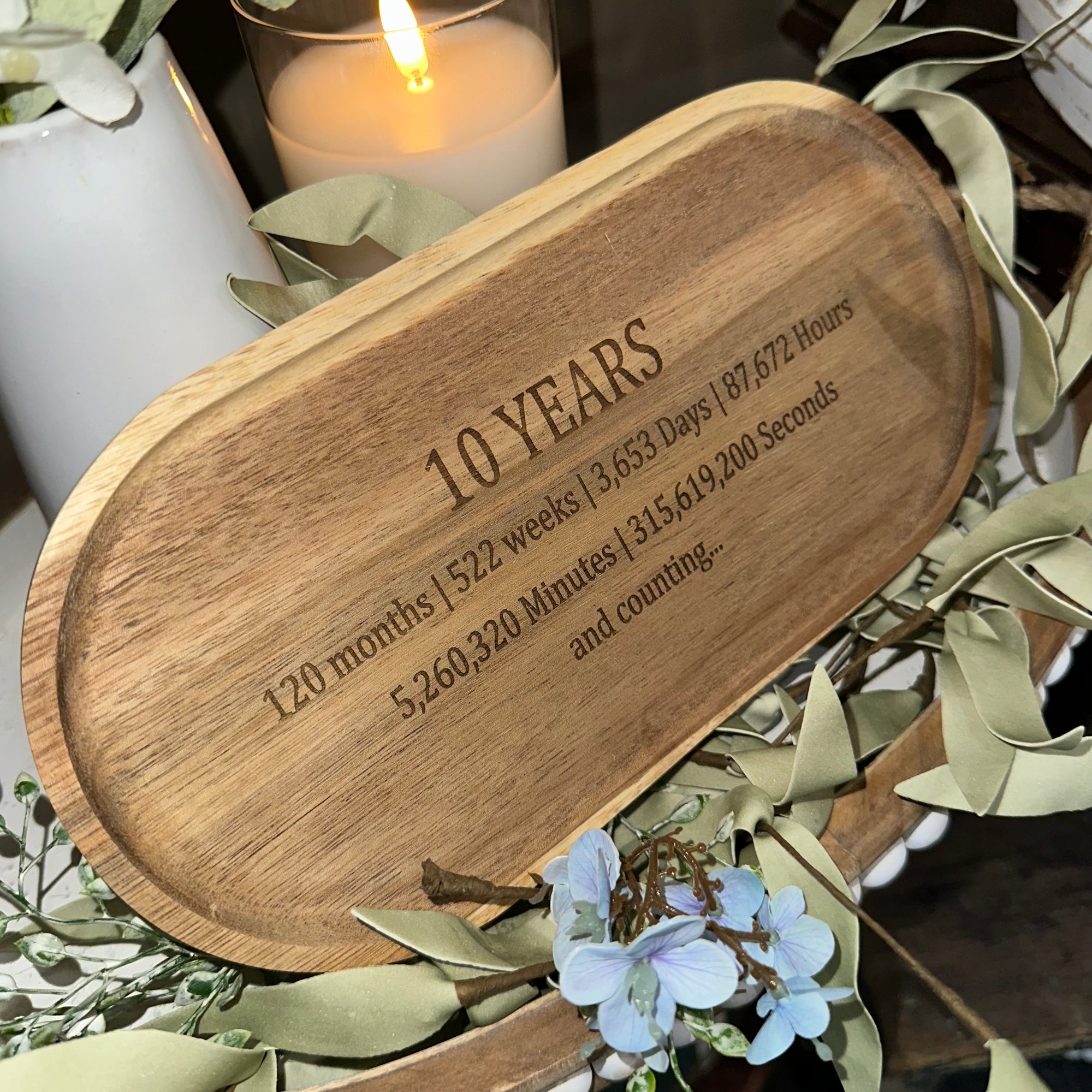 Anniversary Gift | Wood Tray