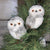 Fuzzy Snow Owl | Ornament