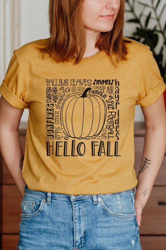 Hello Fall | Autumn Graphic Tee