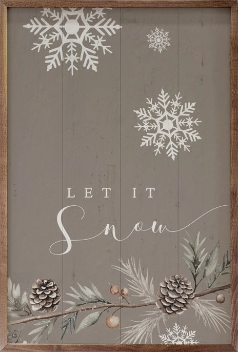 Let it Snow | Wall Art