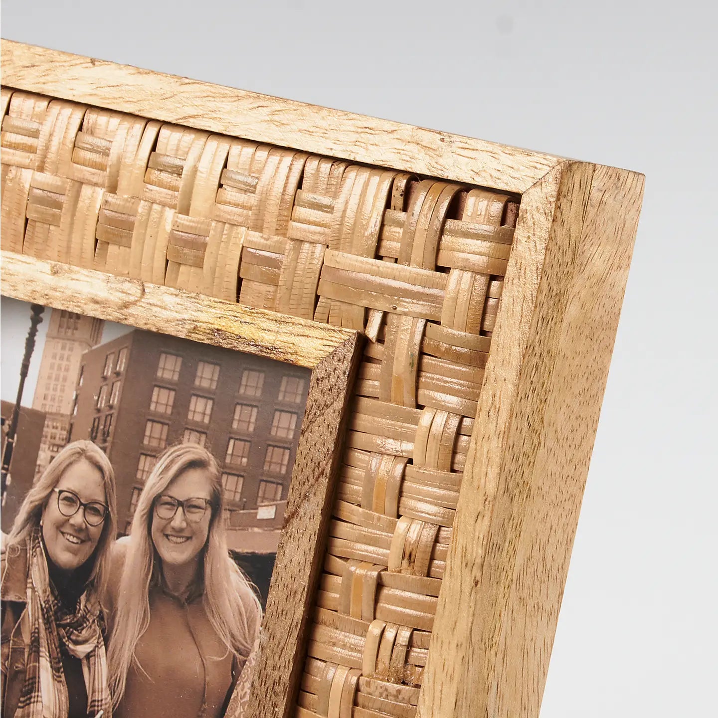 Basket Weave Photo Frame | 4x4"