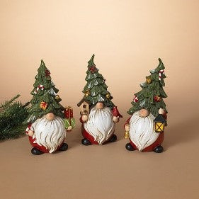 Holiday Tree Gnome | Resin | 6&quot;