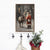 Santa with Reindeer | Wall Art