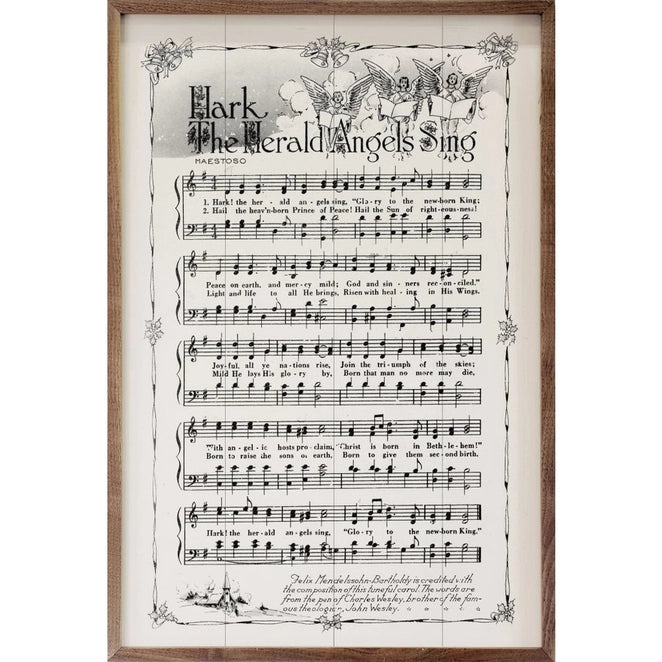 Hark the Herald Angels Sing | Wall Art