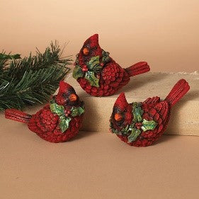 Cardinal | Holly Wreath