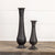 Metal Vase | Distressed Black