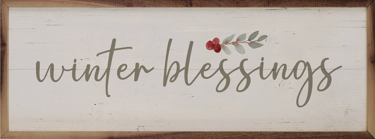 Winter Blessings | Wall Art