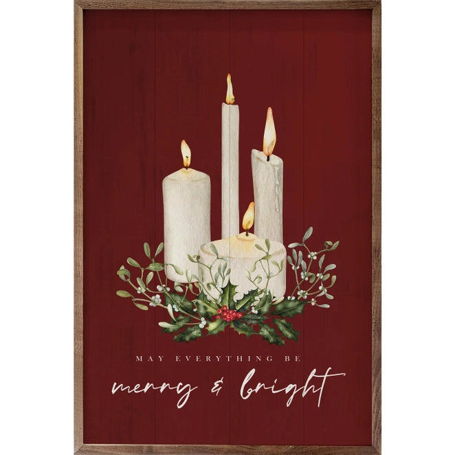 Merry &amp; Bright | Wall Art